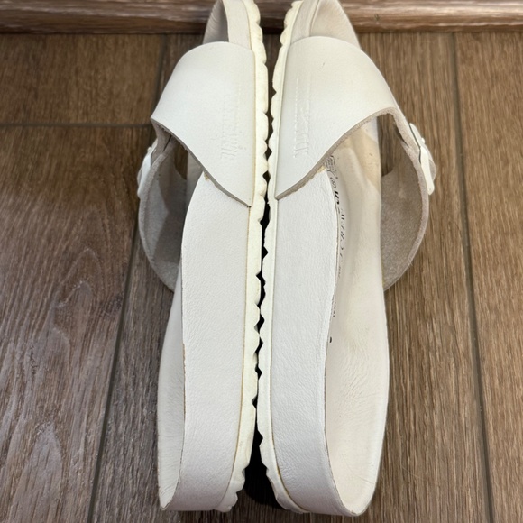 Birkenstock for J. Crew Madrid White Sandal Sz 37 W6 Slip-On Summer Casual - Picture 6 of 13